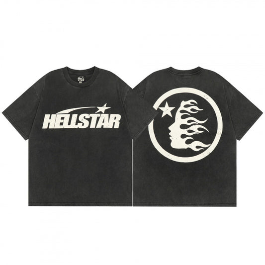 ⏰LIMITED-TIME 50% OFF! HELLSTAR Retro Washed T‑Shirt – Street Style, True Vintage Character