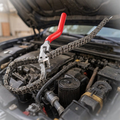 📢📢50% OFF !! ⏰Heavy-Duty Chain Oil Filter Wrench