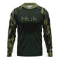 Men's Camouflage Fishing Hoodie - UPF 50 UV Protection, Fast-Drying Polyester, Breathable Men's Professional Sports Top for Water Activities, Fast-Drying Polyester Men's Fishing Tops