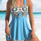 🔥LAST DAY SALE⚡50K+ SOLD!👙Strap Top & Fitted Swim Shorts Separable Swimsuit 🏖️