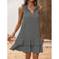 🌸 50% OFF NOW! 🌸 Women's Geometric Print Bow Dress