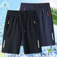 💎 -50% ON MEN'S ELASTIC SUMMER SHORTS! 💎 Breathable, Zippered Pockets & Stretch Fit🩳❄️