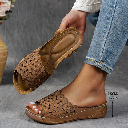 🥿 50% OFF NOW ! 💐 Breathable Women's Slippers – Ultra Soft, Airy Breathable & Non-slip Home Wear Design 🌿