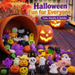 🔥Halloween Squishies Stress Relief Toy Set, Classic Pumpkin/Ghost/Bat Shapes, Super Soft TPR Material with Elastic Squeeze Feel, Washable & Durable, Assorted 20 pcs for Party Favors, Classroom Rewards & Trick-or-Treat