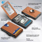 🔥Last Day 50% OFF-💼🔒Men's Simple Bifold Wallet- With Pop Up Aluminum Case Money Clip Slim Leather Slots Credit Card Holder RFID Blocking Bifold Minimalist Wallet(🎁Perfect Gift)