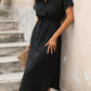 👗🔥 Women's Collared Midi Dress with Drawstring Waist – 50% OFF! Classic collar, adjustable waist, streetwear vibe – effortless style for every day. ✨🌸
