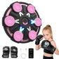 📢📢50% OFF !! ⏰Music Boxing Machine for Kids & Adults - Wall Punching Pad with Lighting, 9-Speed Bluetooth Boxing Game with Gloves, Wall Mounted Exercise Equipment