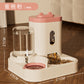 2‑in‑1 Gravity Pet Feeder & Waterer – Anti‑Clog, Filtered Bowl, for Cats & Small Dogs