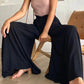 👖 LIMITED-TIME 50% OFF! ✨ Wide-Leg High-Waisted Pants – Cotton Blend, Loose Fit, Drawstring 🌿