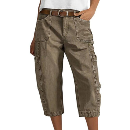 📢📢50% OFF !! ⏰Relaxed Casual Cargo Capris