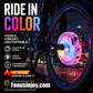 🚴‍♀️Limited Time 50% OFF ⏰A Must‑Have For Cycling Enthusiasts!🌃Light Up the Night 🚴 Colorful Bike Wheel Hub Light