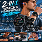🔥2026 Hot Sale⌚2-in-1 smartwatch with built-in wireless earbuds 🎧️