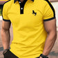 Men's Printed Polo Shirt – Breathable, Soft, Casual & Business