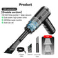 🔥50% off🚗 Wireless car vacuum cleaner – powerful suction & 45 min battery 🚗💨