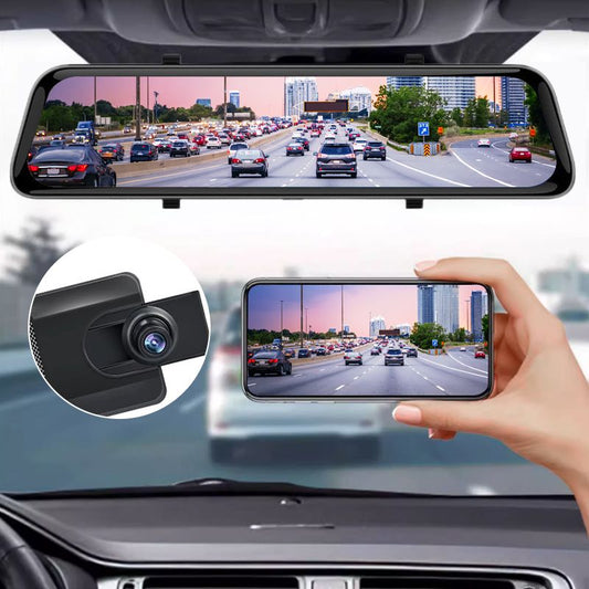 🔥50% OFF!!📢🚗 12" 4K Dual Dash Cam – Front & Rear HD Recording with Night Vision ✨