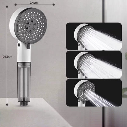 Adjustable High-Pressure Filtered Shower Head