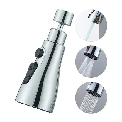 🔥Hot Sale 50% 0FF🔥360° Rotating High-Pressure Faucet + Adapter – Flexible, Powerful, and Water-Saving! 🚰