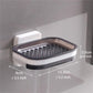 🧼✨ Wall-Mounted Soap Dish – 50% OFF! 5-second install, double drainage, no drilling – keeps soap dry & lasts longer. 💪
