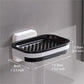🧼✨ Wall-Mounted Soap Dish – 50% OFF! 5-second install, double drainage, no drilling – keeps soap dry & lasts longer. 💪