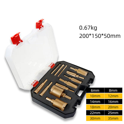 Diamond Hole Saw Drill Bits Kit（50% OFF）