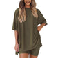 🍧Summer Hot Sale 50%OFF💞Women's Summer Casual loose two-piece set