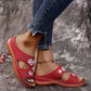 Women's Comfortable Open-Toe Platform Slippers