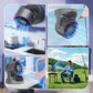 💎 50% OFF! 💎 Mini Portable Rechargeable Wall-Mounted Fan with LED Light – 360° Cooling, 100-Speed Control & USB-C Charging