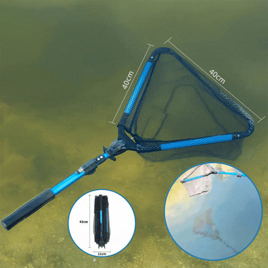 🎉2025 HOT SALE 50% OFF+Free shipping🎉Floating Triangle Fishing Net - Foldable & Extendable