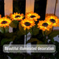 🌻 Solar Sunflower Lights ✅ Waterproof & Auto On/Off | Glowing Garden Decor ✨