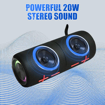 🥳2026 HOT SALE🥳💞50K+ SOLD!💥🏕️🎶 50% OFF! 2‑in‑1 Splittable Speaker – Magnetic join or separate. 20W rich sound, 4000mAh long play. Bluetooth 5.3, TF & AUX. Your outdoor companion. 🛡️🕊️