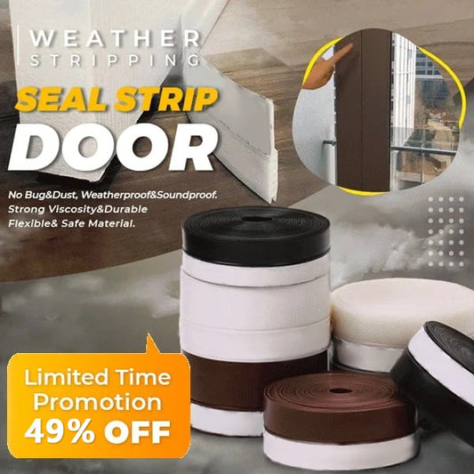 🏆 Last Day Special Price £9.99! 🔥Buy 1 Get 1 Free🎁Weather Stripping Door Seal Strip (5M/16.4FT)