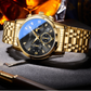 ⌚ 50% OFF! ✨ MEN'S CHRONOGRAPH WATCH - 3 Subdials & Date Display, Water-Resistant with Stainless Steel Strap, Classic Design for Business and Casual Wear 💼🌟