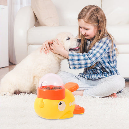 🎁2026 New Arrivals 50% OFF💥2-in-1 Interactive Pets Puzzle Toy & Feeder – Duck Design, Treat Dispenser, Non-Slip Base 🦆