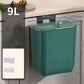 Hanging Kitchen Bin with Lid – No Smell, Space-Saving Rubbish Bin for Cabinet/Wall Use