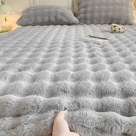 🔥50%  OFF !! ⏰Plush Thickened Fitted Sheet