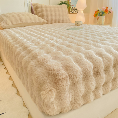 🔥50%  OFF !! ⏰Plush Thickened Fitted Sheet