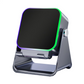 Wireless Induction Speaker 5-in-1 Bluetooth Speaker with Phone Stand,Stereo Sound, 3500mAh Rechargeable, 8 RGB Ambient Light, 360° Adjustable Holder for iPhone/Android/iPad