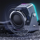 Wireless Induction Speaker 5-in-1 Bluetooth Speaker with Phone Stand,Stereo Sound, 3500mAh Rechargeable, 8 RGB Ambient Light, 360° Adjustable Holder for iPhone/Android/iPad