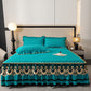 🛏️ Instantly Refresh Your Bedroom – Ruffled Valance Sheet & Pillowcases. Stretchy Fit, No Iron Needed. UK Dispatch
