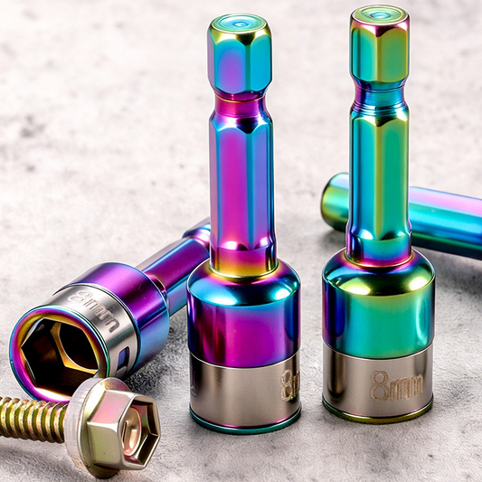 🏆LAST DAY SALE 50% OFF🔥8mm Chrome Vanadium Steel Hex Shank Socket