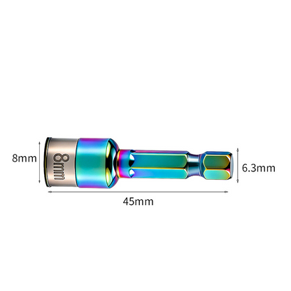 🏆LAST DAY SALE 50% OFF🔥8mm Chrome Vanadium Steel Hex Shank Socket