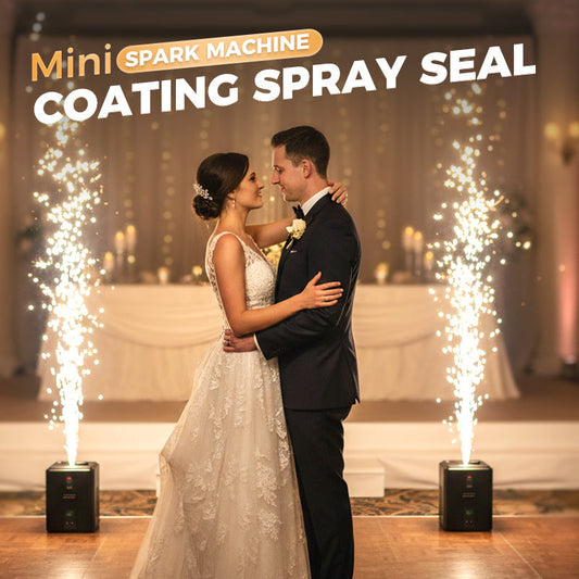 Odor-free & fabric-safe – limited time discount! 🧼✨Mini Spark Machine for Weddings & Events