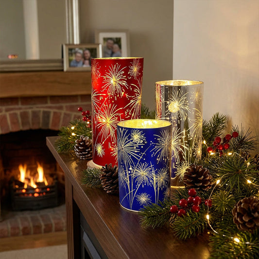 ✨Hot sale 50% OFF🎇Flameless Fireworks Candle Lamp
