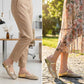 ⏳Limited-time 50% off⏰Women's Woven Square-Toe Mary Jane Mules👡