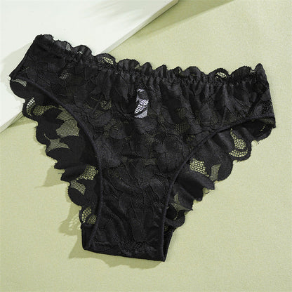 🥳2026 HOT SALE🥳💞50K+ SOLD!🌸💖 50% OFF! Floral Lace Bikini Panty – Low‑waist, soft cotton gusset. Sweet & seamless under clothes. 👙✨