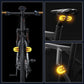 🚴 🔦 Bicycle Wireless Remote Control Turning Tail Light – Auto Brake Sensor, 30+ Light Modes & USB Rechargeable ⚡