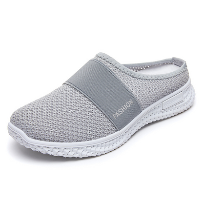50% OFF NOW! 🌬️ Casual Breathable Soft Mesh Slippers – Cushioned & lightweight – Perfect for indoor, outdoor or quick errands – easy slip-on comfort 🏠