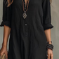 Loose maxi dress with a wide cut and front slits
