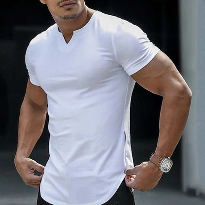 👕 50% OFF NOW! 💪 Casual Solid Color Athletic T-Shirt for Men – Breathable, stretchy & moisture-wicking – perfect for training, running or daily comfort 🏃‍♂️