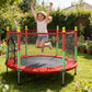 💗LAST DAY SALE 61% OFF⚡4.6ft Kids' Trampoline with Safety Enclosure Net